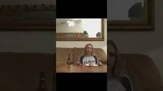 Girl burping while enjoying eating a burger