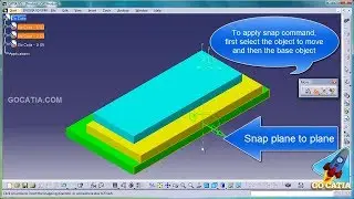 CATIA ASSEMBLY DESIGN - Snap command