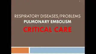 Pulmonary Embolism