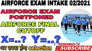 airforce group xy final cutoff 2021|airforce final result|airforce intake 2/2021 final merit list