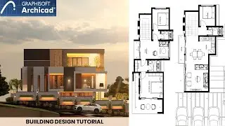 ArchiCAD Tutorial - House design