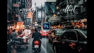 How to edit moody effect photoshop | Photoshop Tutorial
