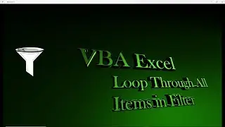 VBA Loop Through All Items in Filter Excel