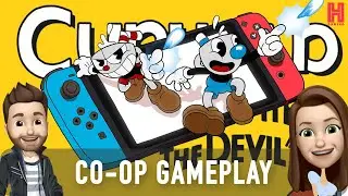 Cuphead Nintendo Switch Gameplay - 2 player co op