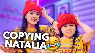 COPYING What NATALIA Does For 24 HOURS!! | Ranz and Niana
