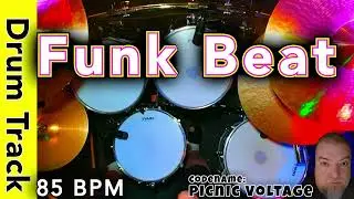 Funky Drum Track at 85 BPM | Perfect for Wah-Wah Guitar Jams