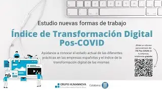 Estudio Índice de Transformación Digital | Nuevas formas de trabajo.