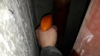 Проверка стика шва  после сварки трубы