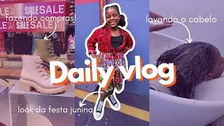 DAILY VLOG: ARRUMANDO MINHA FILHA PARA FESTA JUNINA | Patrícia Avelino