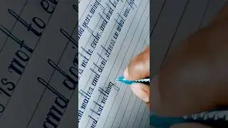 Fast and easy beautiful handwriting in English | New style handwriting | #youtubeshorts#handwriting