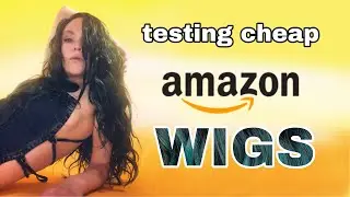 Testing Wigs from Amazon