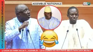 Le Show de Farba Ngom à L'Assemblée :''Loi bi duniou ko voté wayé Abdou Bara dafa beugeu...