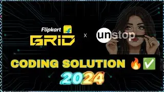 Flipkart Hiring Drive 2 Unstop|Unstop Coding Solution 2024|Offcampus