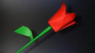 Origami: Simple Rose / Flower Prison Break - Instructions in English (BR)
