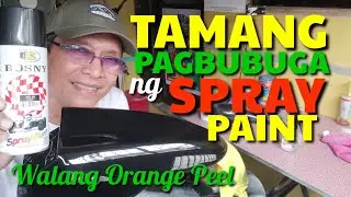 PAANO TAMANG PAGBUBUGA NG SPRAY PAINT I BEST RESULT I DA HUSTLER'S TV