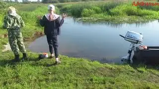 По реке Лух с внуками. Часть первая.