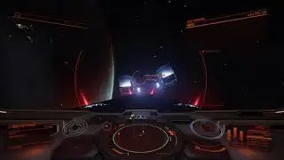 Elite dangerous.  Jumping through a capital ship.