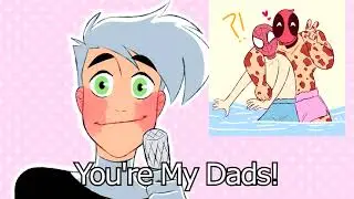 "you are my daaaaaaaaad" } SPIDEYPOOL + DANNY