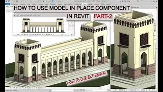 HOW TO USE MODEL IN PLACE COMPONENT EXTRUSION IN REVIT PART-2 IN HINDI