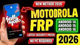 Motorola Moto FRP Bypass 2026 🔥 Android 15/16 | Remove Google Account Verification | No PC