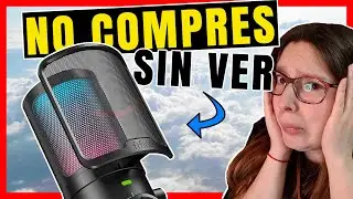 ❌ Micrófono Condensador USB Cardioide RGB pc GAMER Streaming 😱 FIFINE AM6 Ampligame Review