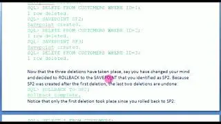 SQL create Savepoint or Release Savepoint |SQL Lec-22|Oracle Developer Tutorial|Technical Aashique