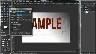 GIMP Tutorial: Glossy Text - 3D - Borders - Shadows