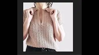 BLUSA MALY - LISTA DOS MATERIAIS- CROCHÊ NA VERTICAL