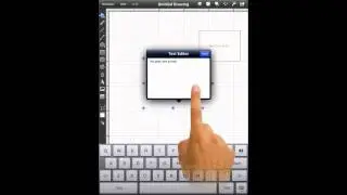 TouchDraw: Text Editing