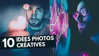 10 Idées de PHOTOS CRÉATIVES en 3 MINUTES (effets photos Instagram, Tiktok...)