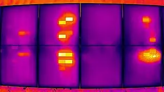 Drone Thermography of Half-cut Solar Cells