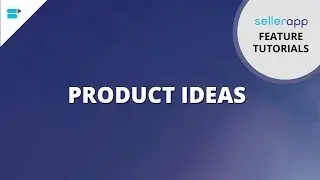 Product Ideas | SellerApp Feature Tutorials