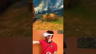 Jogando no VR Meta Quest 2 jogo de Zombie