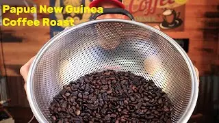 Roasting Coffee from Papua New Guinea