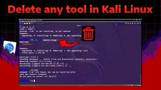 How to delete any Package/Tool in Kali Linux