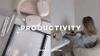 FOCUS AND BE MORE PRODUCTIVE  -  𝓼𝓾𝓫𝓵𝓲𝓶𝓲𝓷𝓪𝓵 ༘⋆