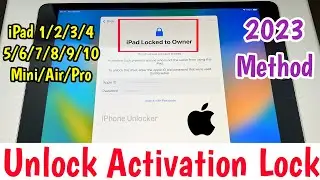 Unlock Activation iPad 1/2/3/4/5/6/7/8/9/10/Mini/Air/Pro | Remove iPad iCloud Lock | Unlock iCloud