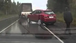 Последствия серьезного ДТП на трассе