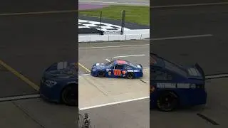 I got to drive a Nascar race car at Michigan International Speedway #nascar