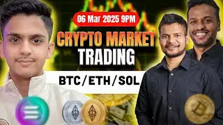 Live Trading Future & Options In Bitcoin || Crypto Live Trading & Analysis | 6 Mar 9PM 