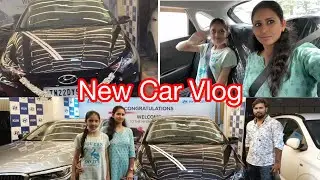 Car vangirukom🤩 Newcar Vlog 🚘