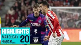 Highlights Real Sporting vs CD Leganés (1-1)