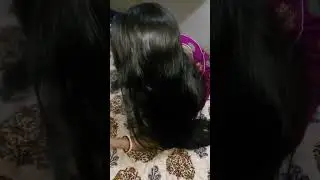 Gorgeous Thick Long Black Hair play | Silky & Smooth Open Long hair by man@LonghairQueen99