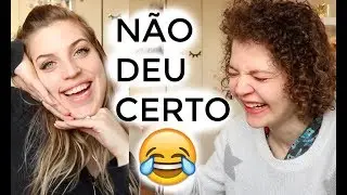 IRMÃ ME MAQUIANDO | TENTANDO FAZER ELA FELIZ COM COISAS SIMPLES DA VIDA |