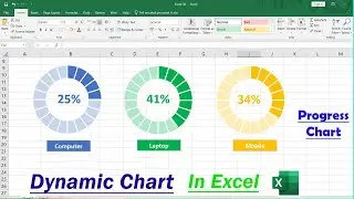 How to create Dynamic Chart In Excel in Hindi | Pivot Table with Progress Chart @DTech Official