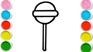 EASY to drawing a lollipop drawing || How to draw lollipop easy drawing step by step .