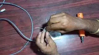 How to punch internet io box with color code..