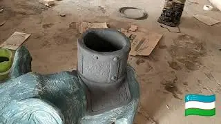 Красим слоника из арт бетона.