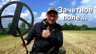 Зачетно покопал на поле с DEUS XP!!! Коп в Германии.