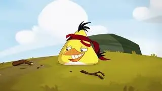 The Angry Birds Toons Movie (2013, 2014) with Angry Birds Space playing in the background
